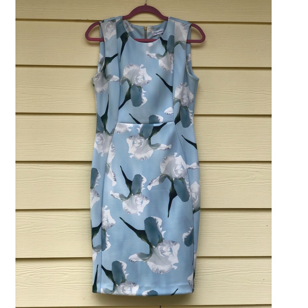 Calvin Klein Blue Floral Dress
